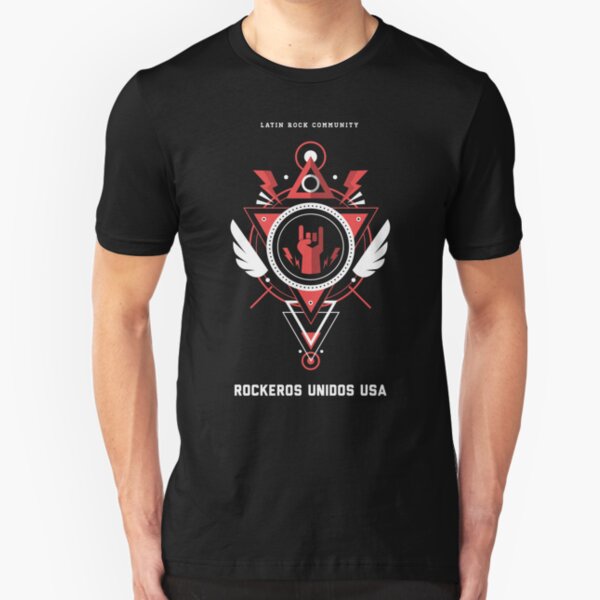 Rockeros Unidos USA Slim Fit T-Shirt