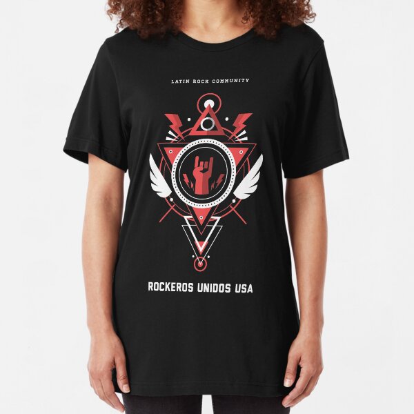Rockeros Unidos USA Slim Fit T-Shirt