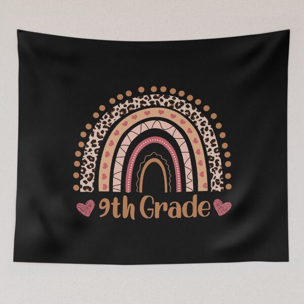 Item preview, 9th Grade Teacher Funny Rainbow Leopard Back To School designed and sold by PansyBoyd.