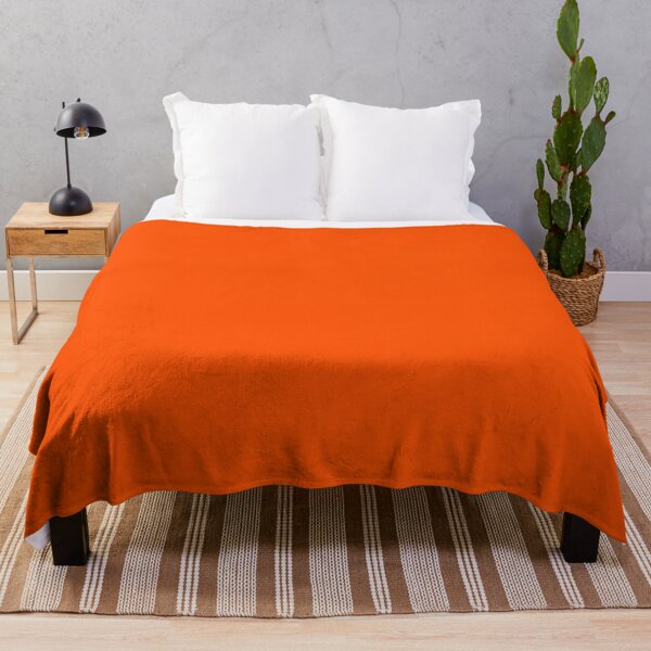 Item preview, SOLID PLAIN INTERNATIONAL ORANGE -OVER 100 SHADES OF ORANGE ON OZCUSHIONS designed and sold by ozcushions.