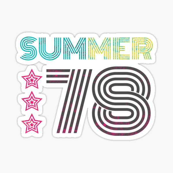 Item preview, 1978 - I love The Seventies - Summer 78 - Made In The 70s - Radical 70s Colors Retro Fonts designed and sold by BodMobTees.