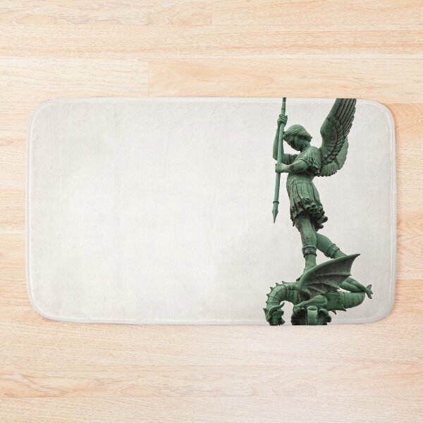 Item preview, Statue of Michael the Archangel in Lyon, France designed and sold by CarolinaReina.