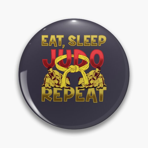 Item preview, Funny Gifts For Grappling Judoka design Judo graphic Eat Sleep Judo Repeat Fitted V-Neck designed and sold by HaagBachmann.