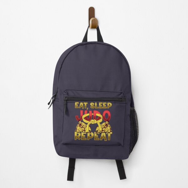 Item preview, Funny Gifts For Grappling Judoka design Judo graphic Eat Sleep Judo Repeat Fitted V-Neck designed and sold by HaagBachmann.