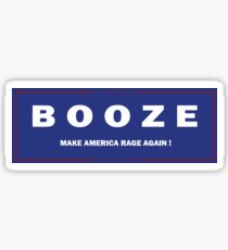 Boozy Trump Campaign Sticker Sticker