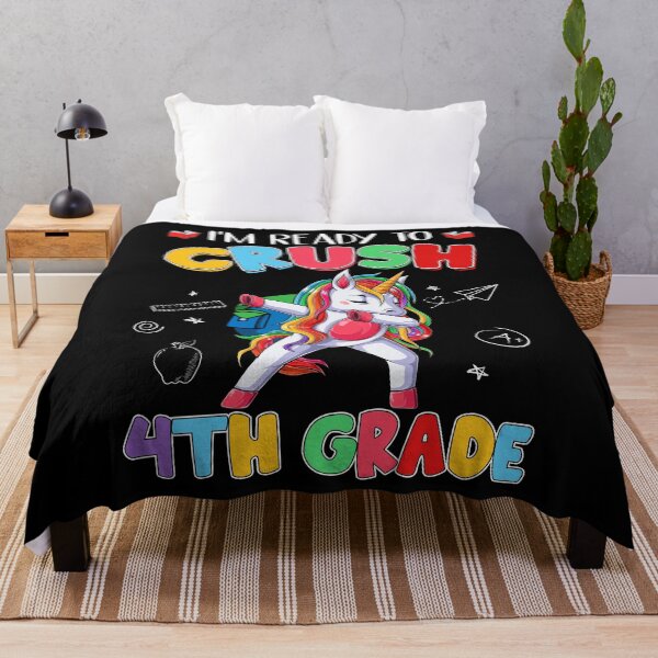 Item preview, Estoy listo para aplastar a las chicas de regreso a la escuela con unicornio Dabbing de cuarto grado designed and sold by ChristYoung90.