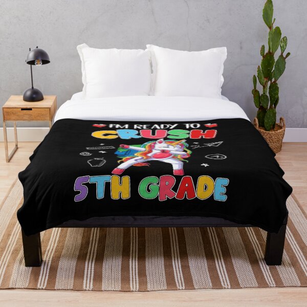 Item preview, I'm Ready To Crush 5th Grade Dabbing Unicorn Back to School Girls designed and sold by ChristYoung90.