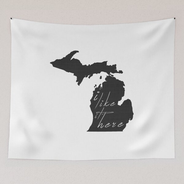 Item preview, I Like it Here Michigan designed and sold by surgedesigns.