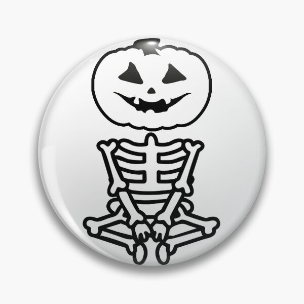 Item preview, Pumpkin Skeleton Hallween designed and sold by Toonify4U.