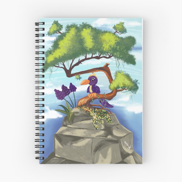 Item preview, Toucan in a tree illustration painting designed and sold by Missing In Art.
