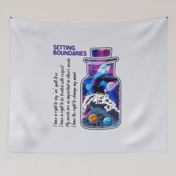 Item preview, Your universe, your boundaries collection, 2 of 3. Just a friendly reminder that you have the right to say no and be treated with respect. Setting boundaries can be hard, hope this helps. designed and sold by Orianah.
