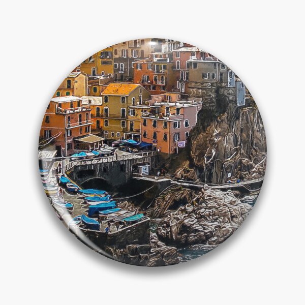 Item preview, Beautiful View Manarola Cinque Terre Northern Italy, Manarola Cinque Terre Painting Art, Architecture Manarola Cinque Terre Aesthetic Wallpaper, Cinque Terre Italy Manarola Cityscape Village  designed and sold by Trendymotion.