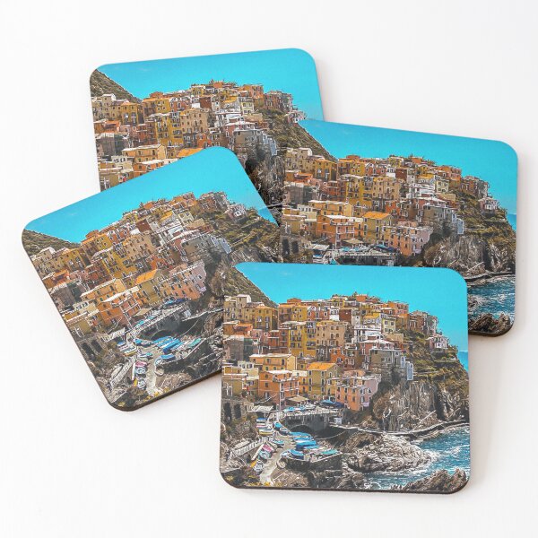 Item preview, Beautiful View Manarola Cinque Terre Northern Italy, Manarola Cinque Terre Painting Art, Architecture Manarola Cinque Terre Aesthetic Wallpaper, Cinque Terre Italy Manarola Cityscape Village  designed and sold by Trendymotion.