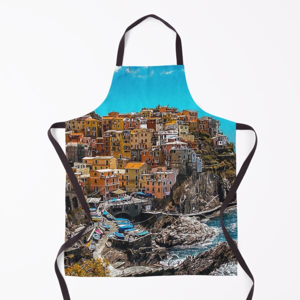 Item preview, Beautiful View Manarola Cinque Terre Northern Italy, Manarola Cinque Terre Painting Art, Architecture Manarola Cinque Terre Aesthetic Wallpaper, Cinque Terre Italy Manarola Cityscape Village designed and sold by Trendymotion.