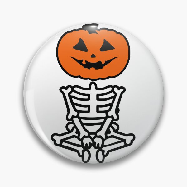 Item preview, Pumpkin Skeleton Hallween designed and sold by Toonify4U.