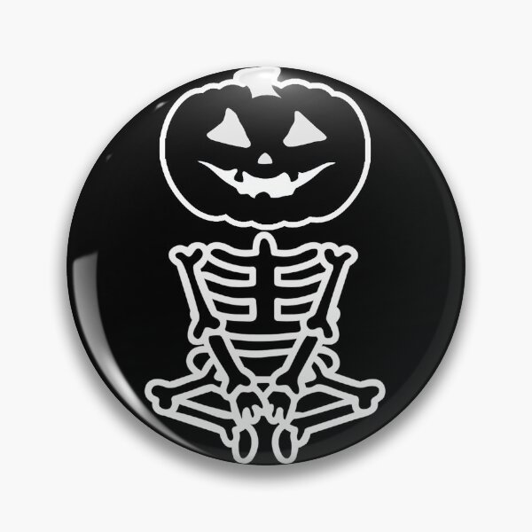 Item preview, Pumpkin Skeleton Hallween designed and sold by Toonify4U.