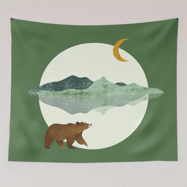 Item preview, Adventure time with a curious bear. designed and sold by CreativeStrand.