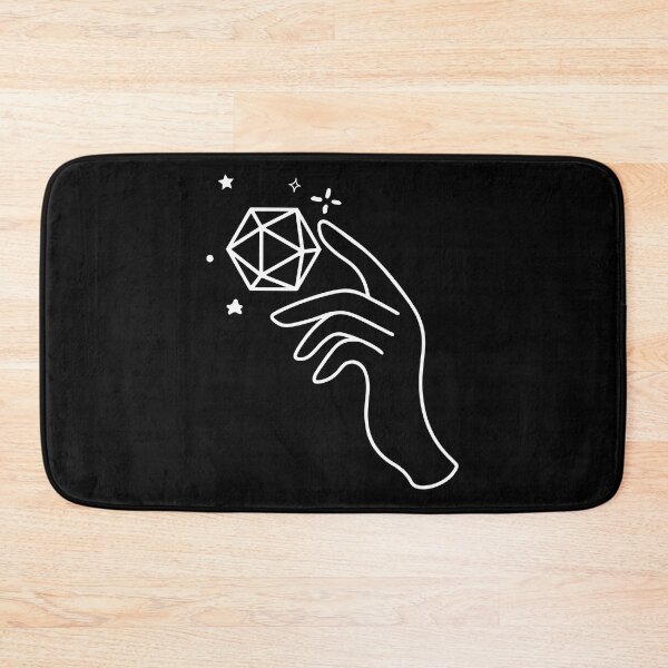 Item preview, Minimalist Polyhedral D20 Dice Crystal Hand designed and sold by pixeptional.