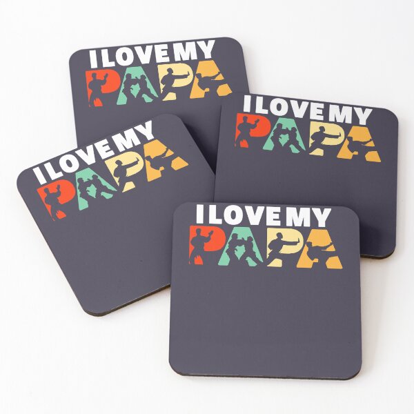 Item preview, Gift Idea Japan Retro I Love My Papa Judo Dad Fathers Day designed and sold by HaagBachmann.