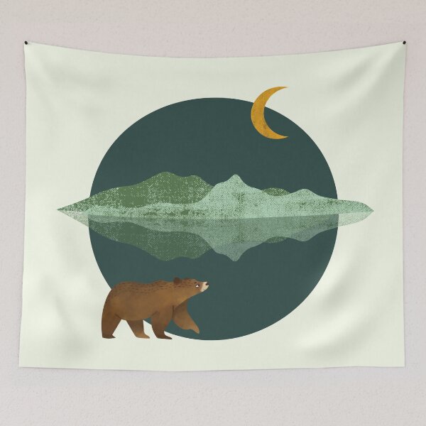Item preview, Adventure time with a curious bear. designed and sold by CreativeStrand.