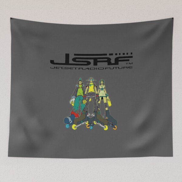 Item preview, Jet Set Radio Future (JSRF) The GGs Logo Text Black designed and sold by everything4eva.