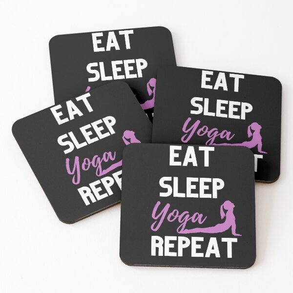 Item preview, Eat Sleep Yoga Repeat T Shirt designed and sold by rebel-store21.