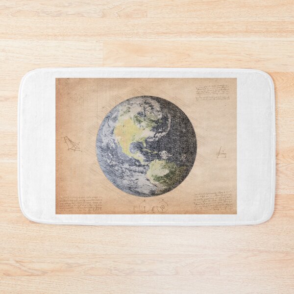 Item preview, Da Vinci Sketch Art Planet Earth - Vintage designed and sold by Rayyanz.