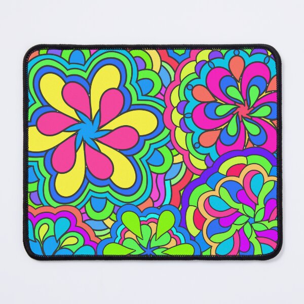Item preview, Funky Colorful Psychedelic Retro Art designed and sold by Alondra.