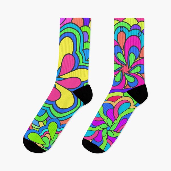 Item preview, Funky Colorful Psychedelic Retro Art designed and sold by Alondra.