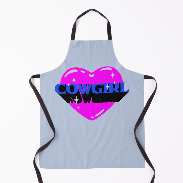 Item preview, COWGIRL | HOWDY Y'ALL Retrovawe Space Blue Pink Neon Cowgirl Heart Cowboy Rodeo Love Preppy Aesthetic | Black Background designed and sold by PEARROT.