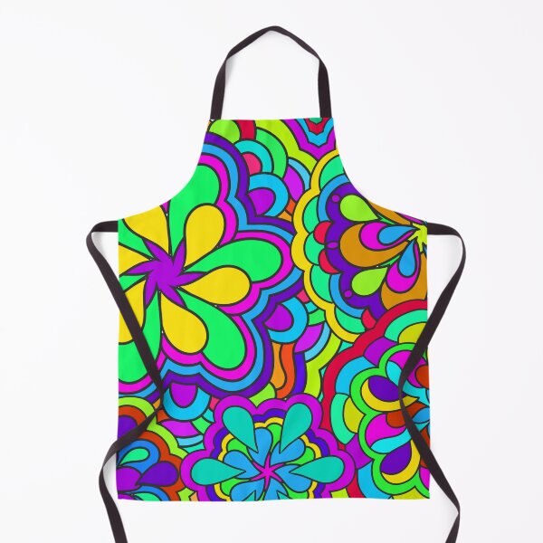 Item preview, Funky Colorful Psychedelic Retro Flower Art designed and sold by Alondra.