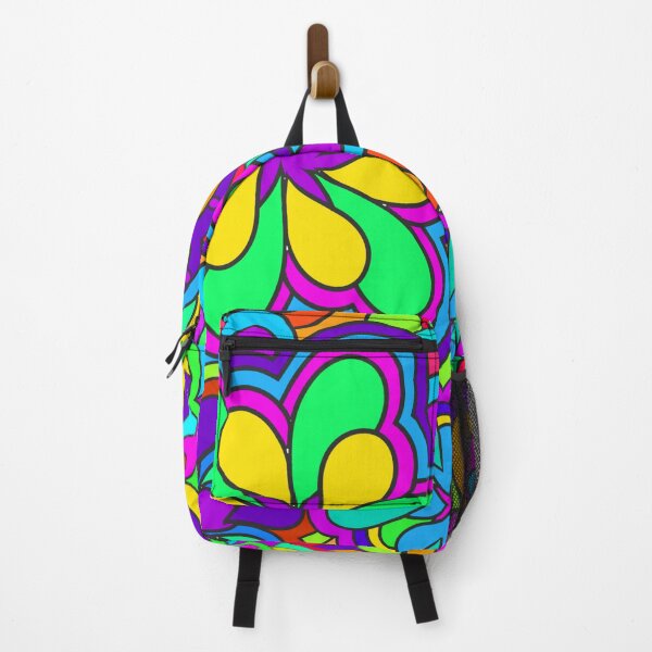 Item preview, Funky Colorful Psychedelic Retro Flower Art designed and sold by Alondra.