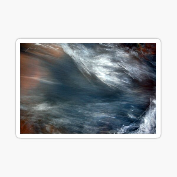 Swept Away Sticker