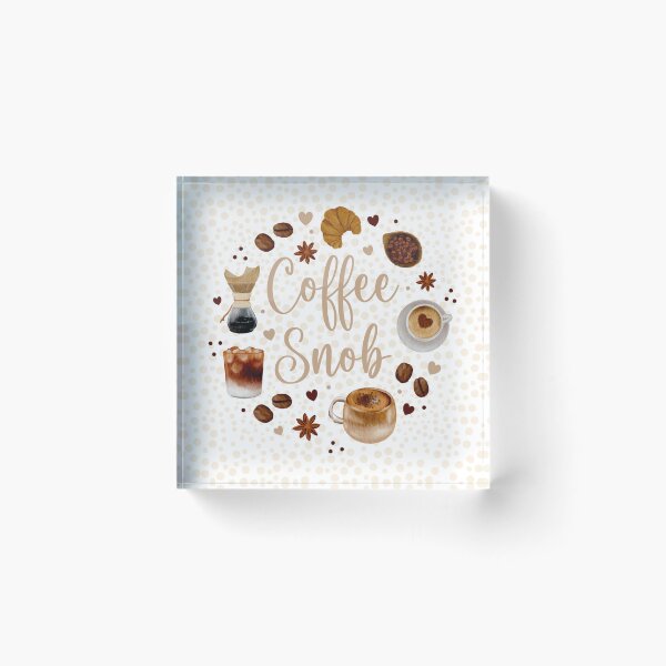 Item preview, Coffee Snob designed and sold by KrisInStitches.