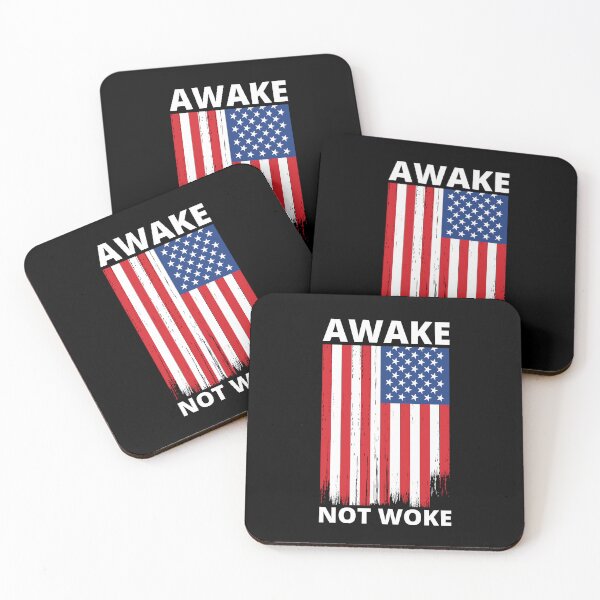 Item preview, Awake not woke designed and sold by JustPoly.