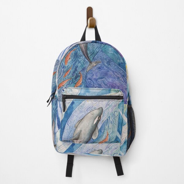 Item preview, Orca and salmon  designed and sold by Ida Eriksson.