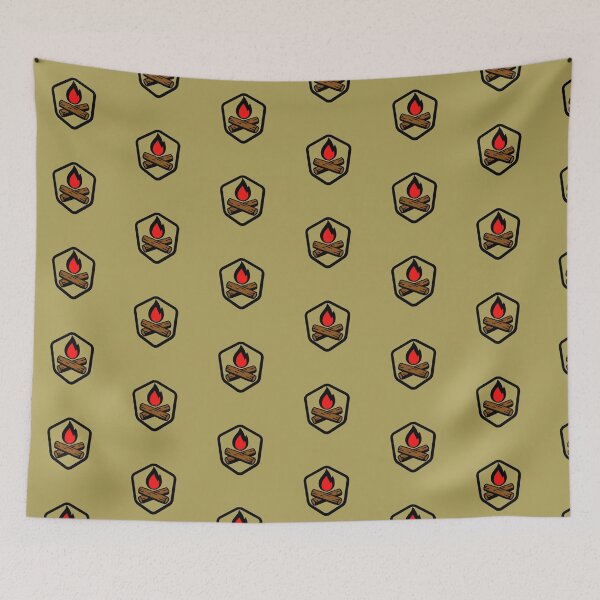 Item preview, Camp Fire Hexagon designed and sold by Brkoo-Shop.
