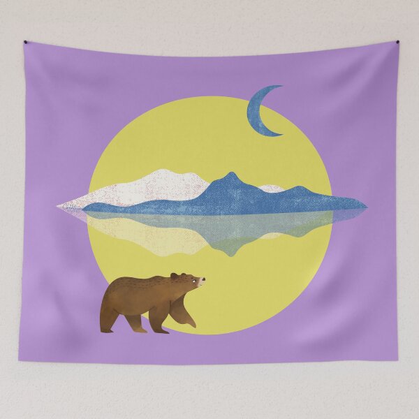 Item preview, Adventure time with a curious bear. designed and sold by CreativeStrand.