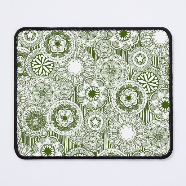 Item preview, mandala cirque green white designed and sold by scrummy.