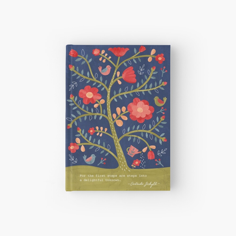 Rose Tree Flower Journal Hardcover Journal