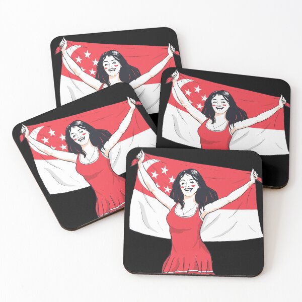 Aperçu de l'œuvre Saya Suka Singapour - J'aime Singapour créée et vendue par feether-store.