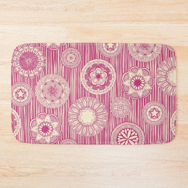 Item preview, mandala cirque spot pink cream designed and sold by scrummy.