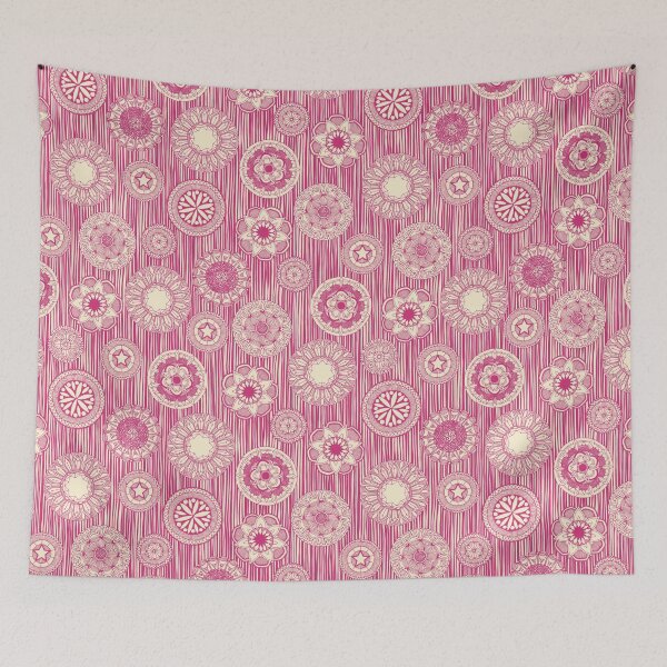 Item preview, mandala cirque spot pink cream designed and sold by scrummy.