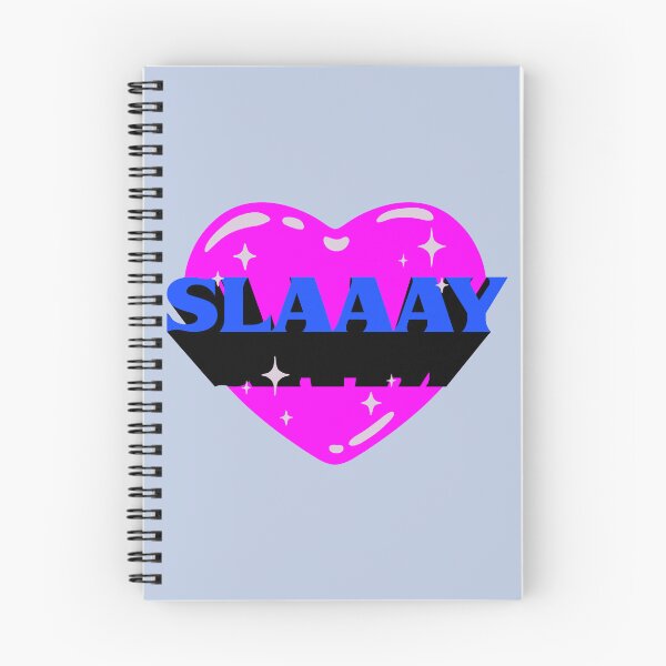 Item preview, SLAAAY | Retrovawe Space Blue Pink Neon Heart Preppy Aesthetic | White Background designed and sold by PEARROT.