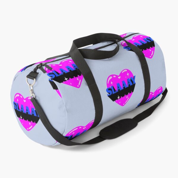 Item preview, SLAAAY | Retrovawe Space Blue Pink Neon Heart Preppy Aesthetic | White Background designed and sold by PEARROT.