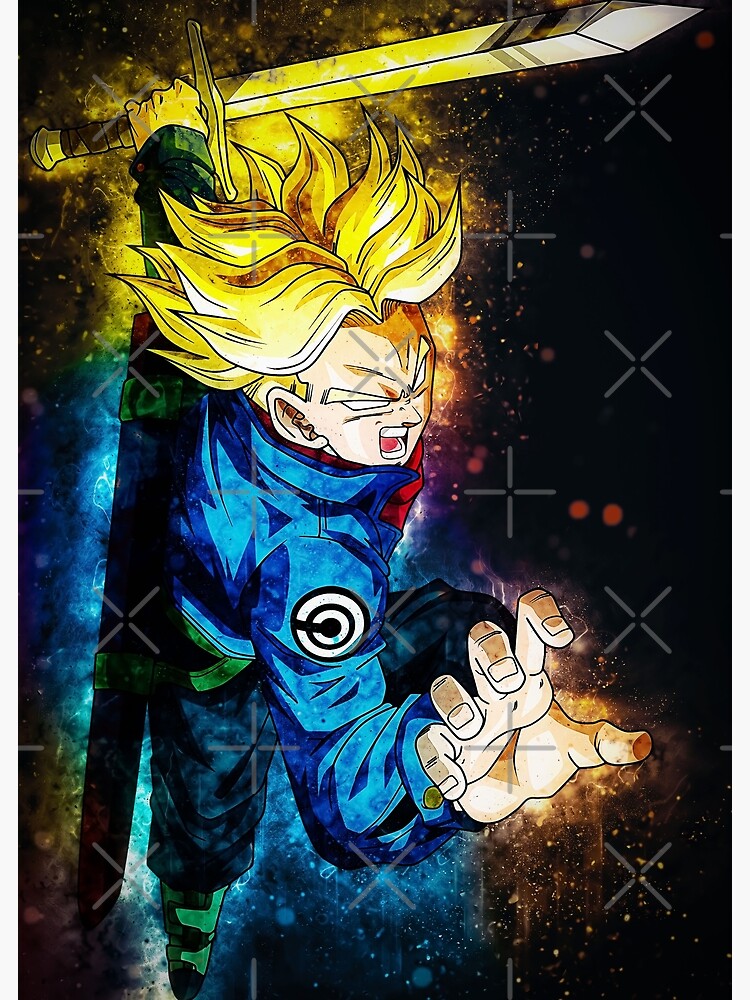 Future Trunks Dragon Ball Fine Art Anime Poster for Sale by