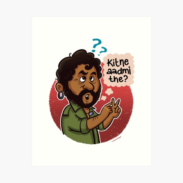 Gabbar Art Prints for Sale | Redbubble Gabbar Art Prints for Sale | Redbubble