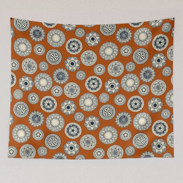 Item preview, mandala cirque spot orange designed and sold by scrummy.