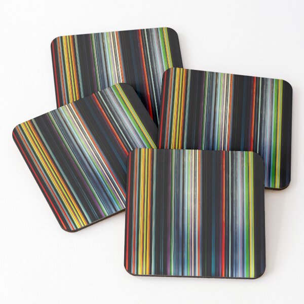 Item preview, Abstract multicolored vertical stripes  designed and sold by CarolinaReina.