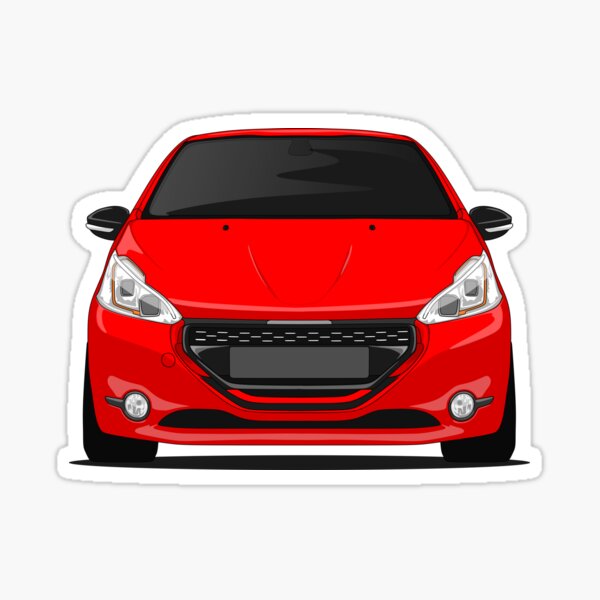 tempo spiller sirene Peugeot 208 Stickers for Sale | Redbubble